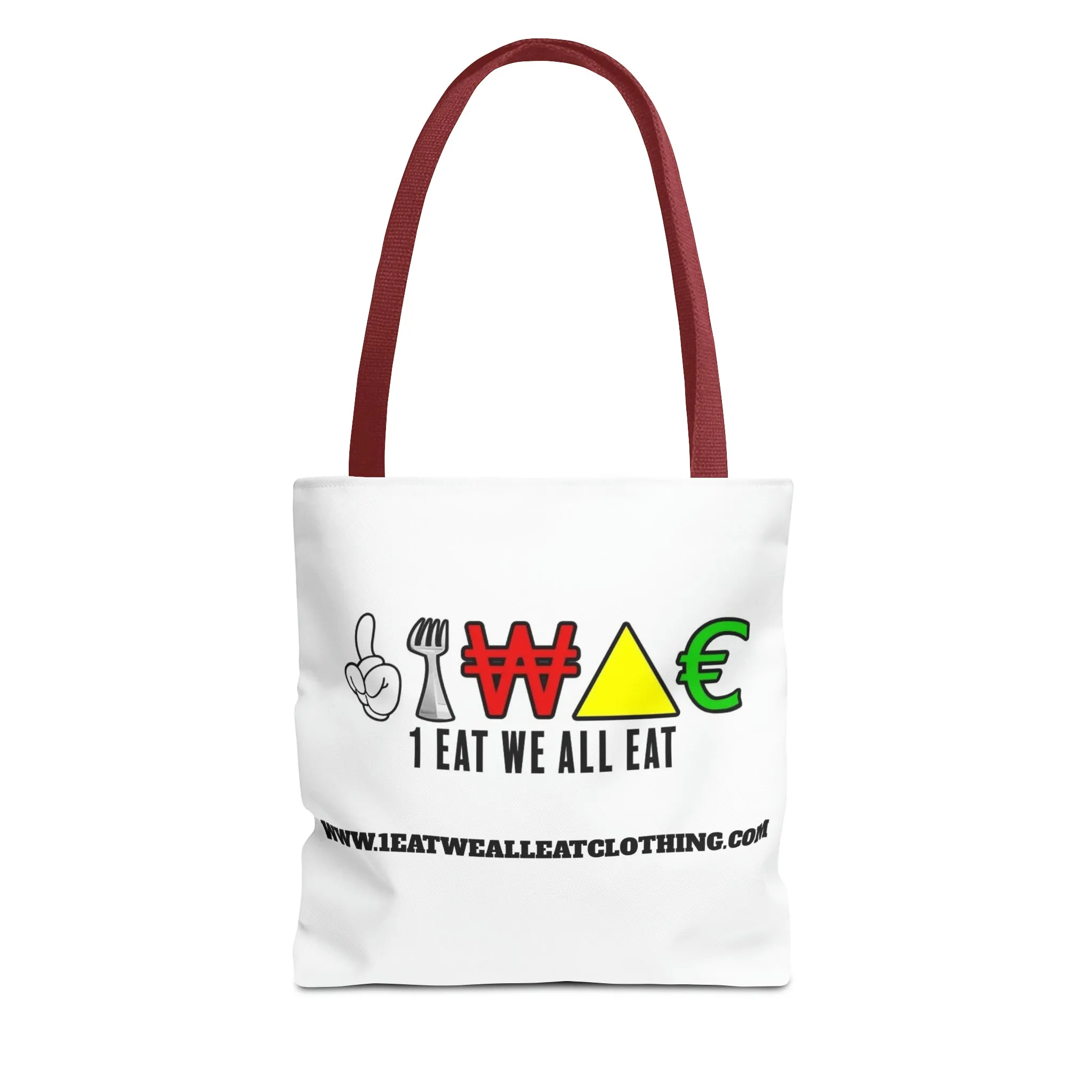 1 Eat We All Eat Unisex Tote Bag (AOP)