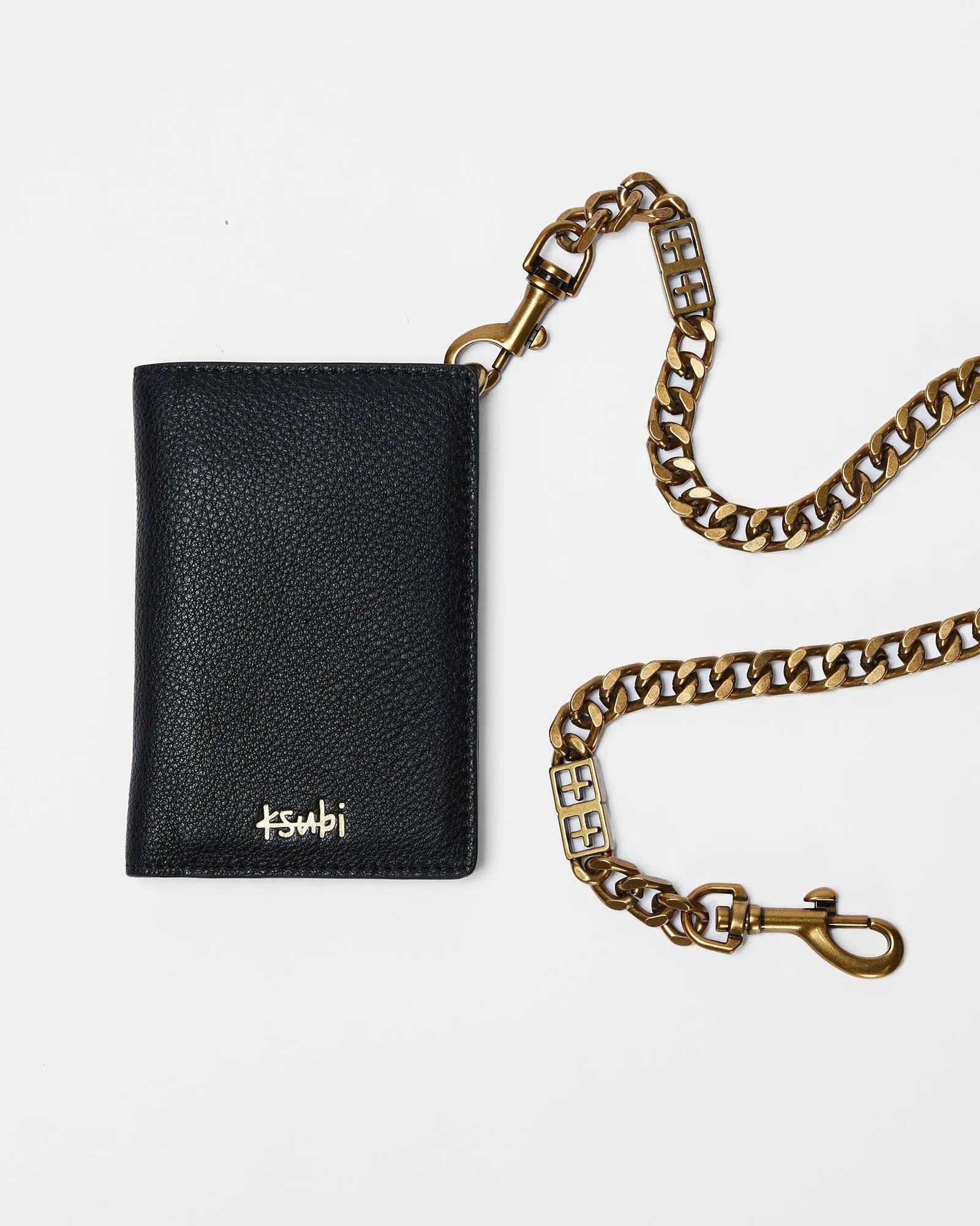 1999 CHAIN WALLET ANTIQUE GOLD