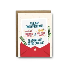 A Holiday Family Photo | Greeting Card (SALE)