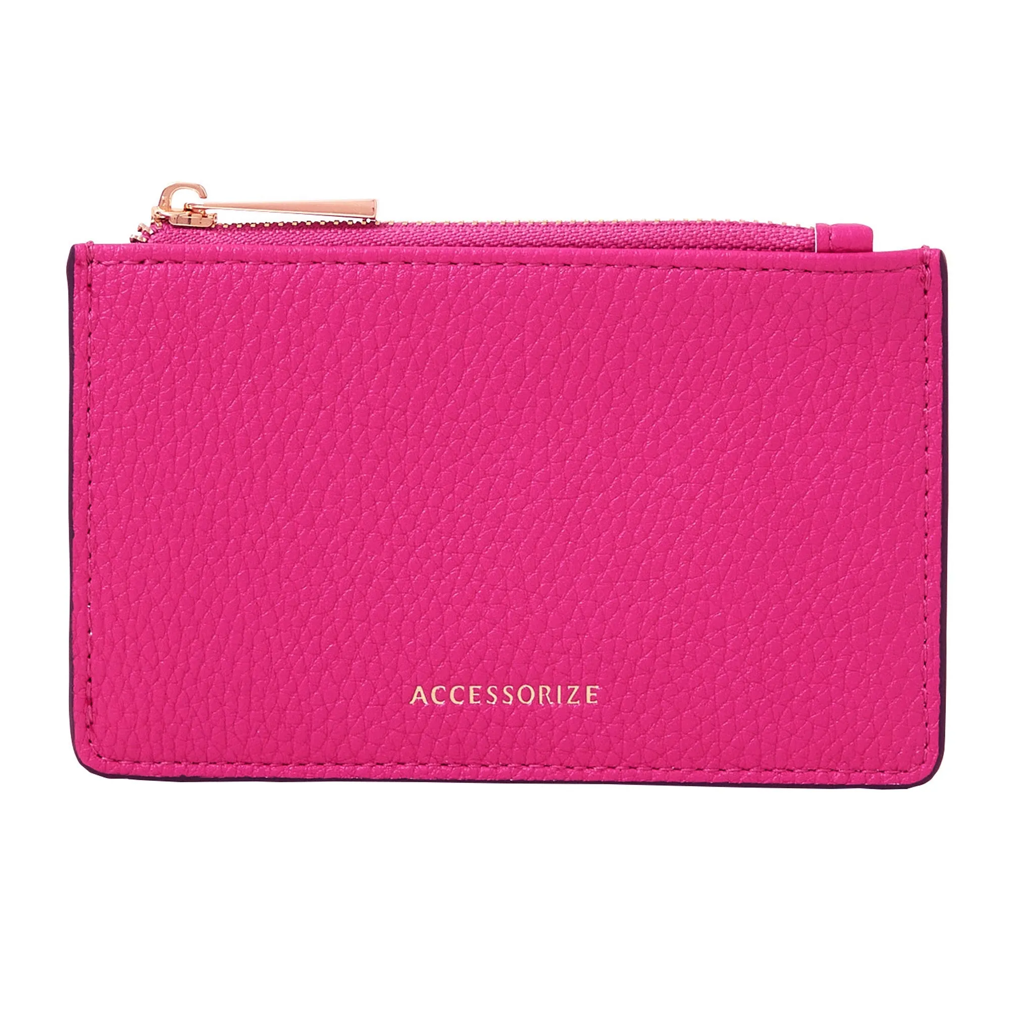 Accessorize London Women's Pink Multi Compartment Classic Cardholder