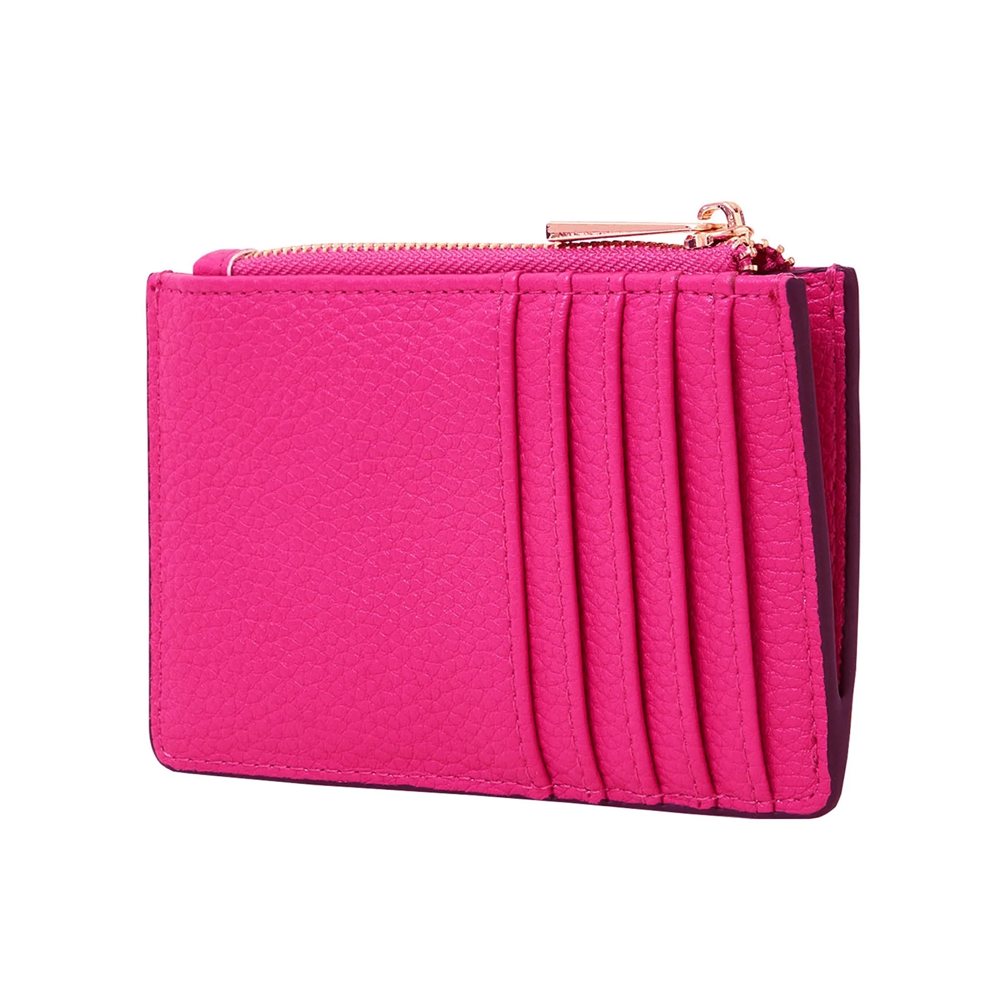 Accessorize London Women's Pink Multi Compartment Classic Cardholder