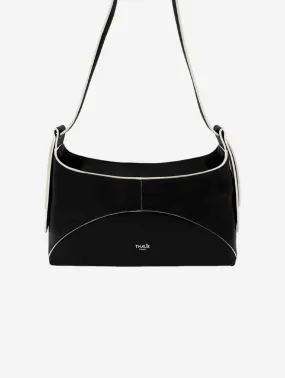 Ambre Desserto Cactus Leather Vegan Baguette Bag | Black