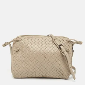 Bottega Veneta Light  Intrecciato Leather Nodini Crossbody Bag