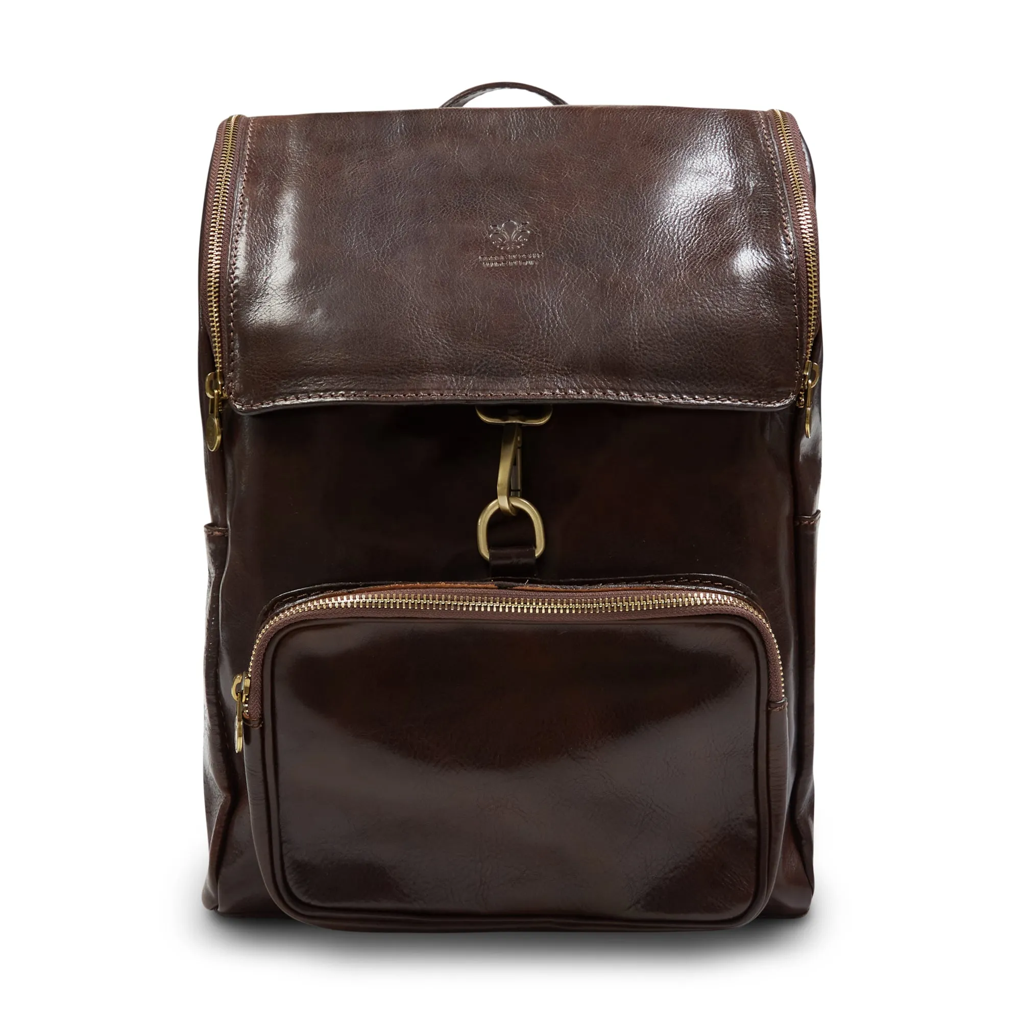 Burrows and Hare Leather Backpack - Mocha