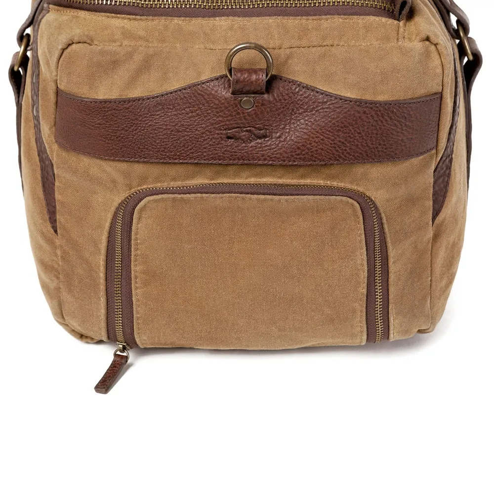 Campaign Waxed Canvas Large Duffle Bag