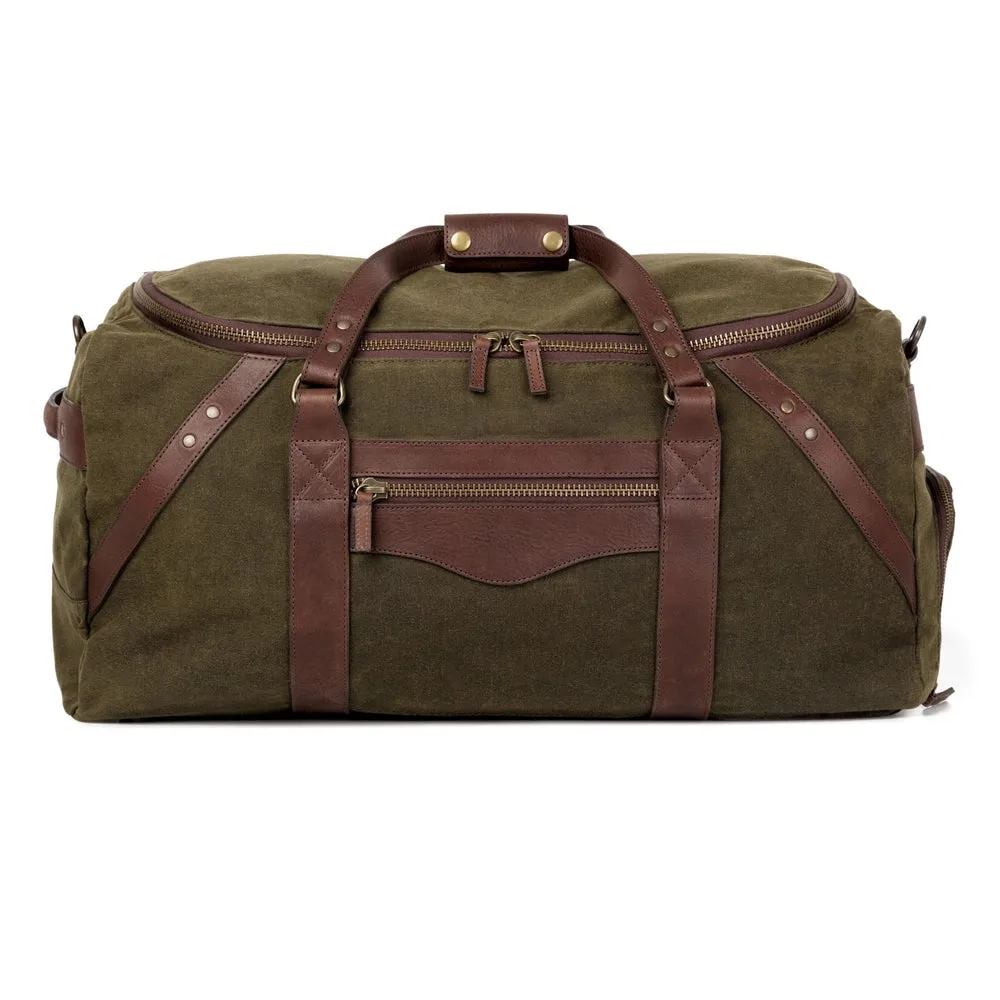 Campaign Waxed Canvas Large Duffle Bag