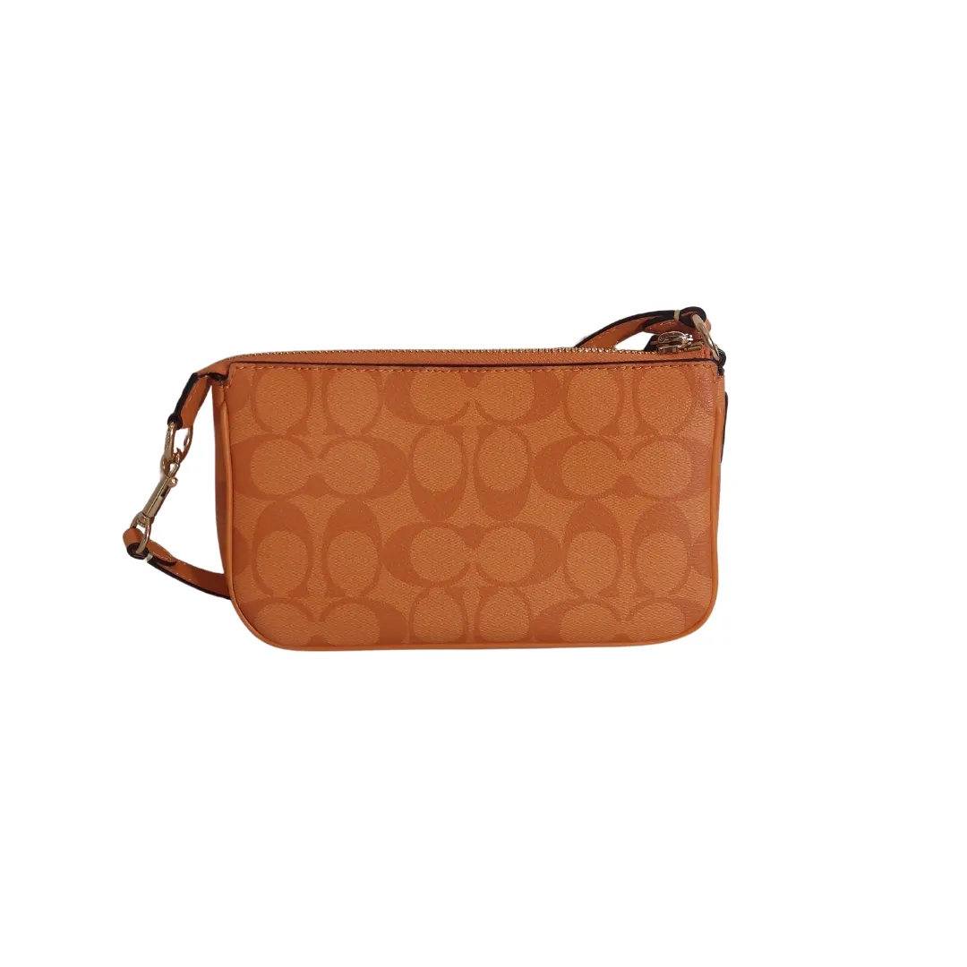 Coach Orange Signature Canvas Mini Bag | Like New |