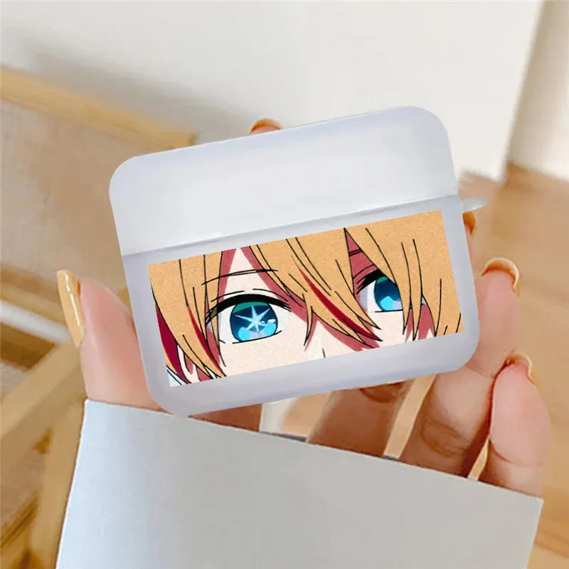 Cute Anime Oshi No Ko Arima Kana Earphone Case for Airpods 1 2 3 Pro Wireless Headphone Cover for Air Pod 3 Bag