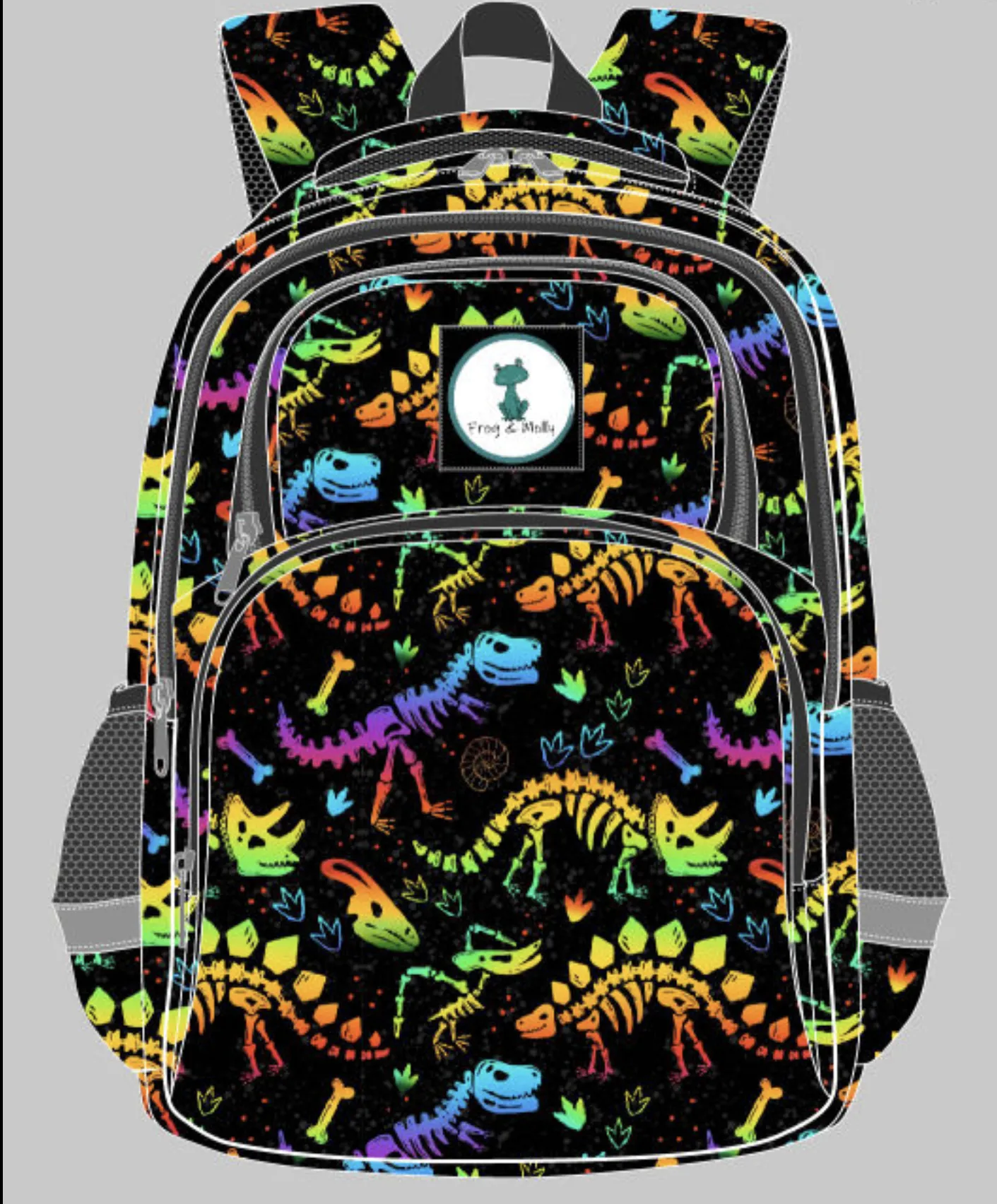 Dinosaur Backpack - Dino Skeletons