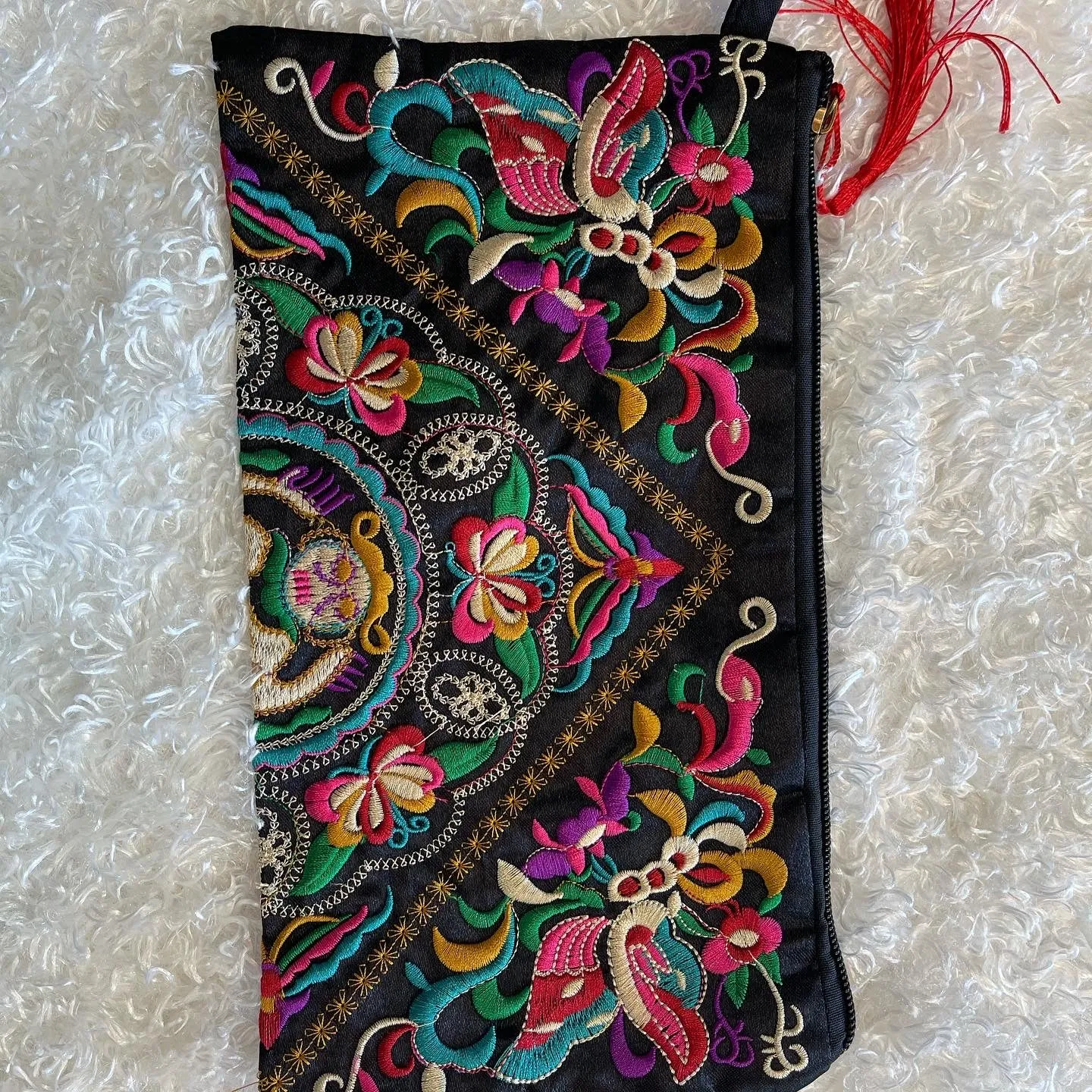 Embroidered Handbag