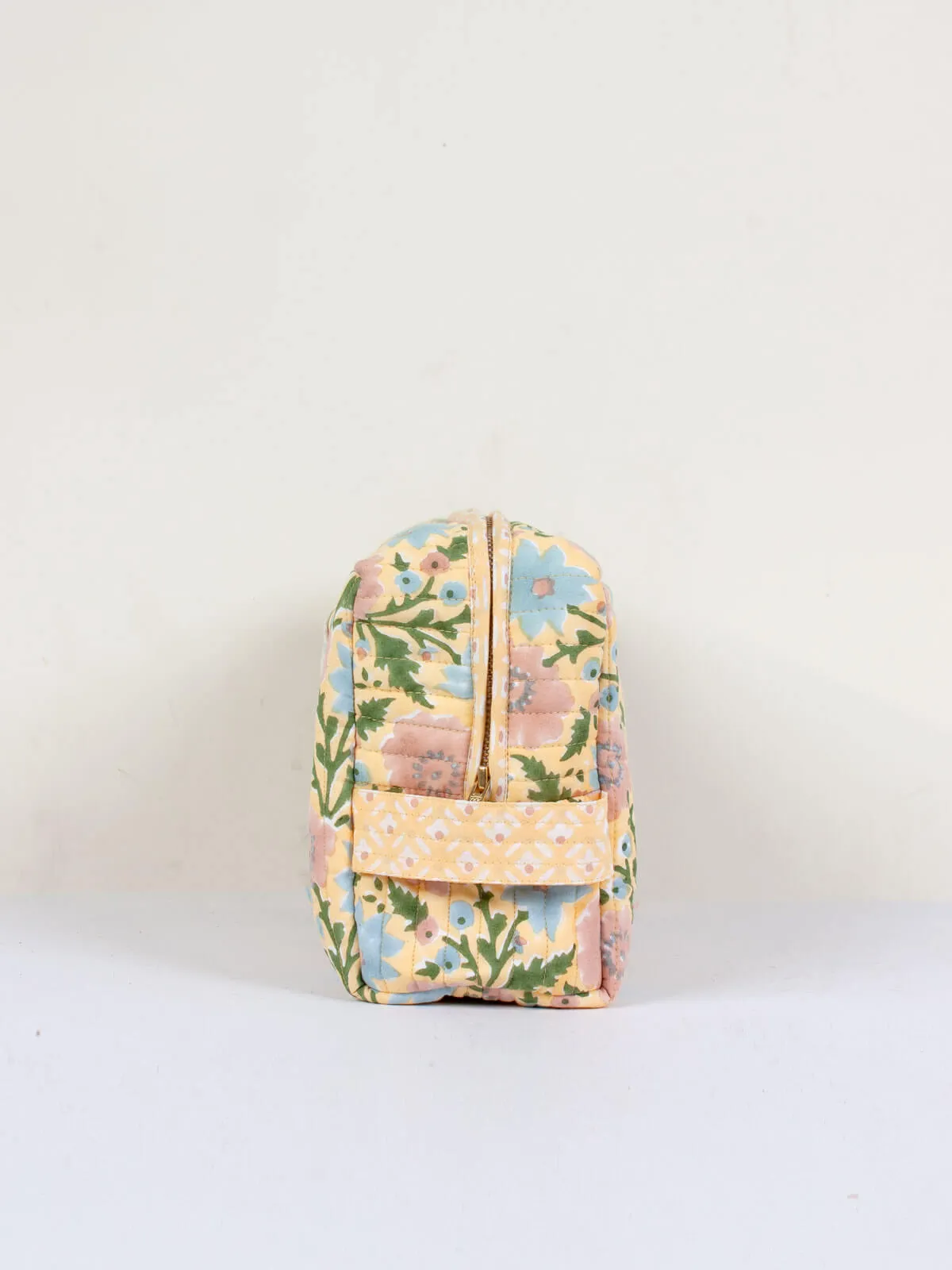 Floribunda Washbag, Buttermilk