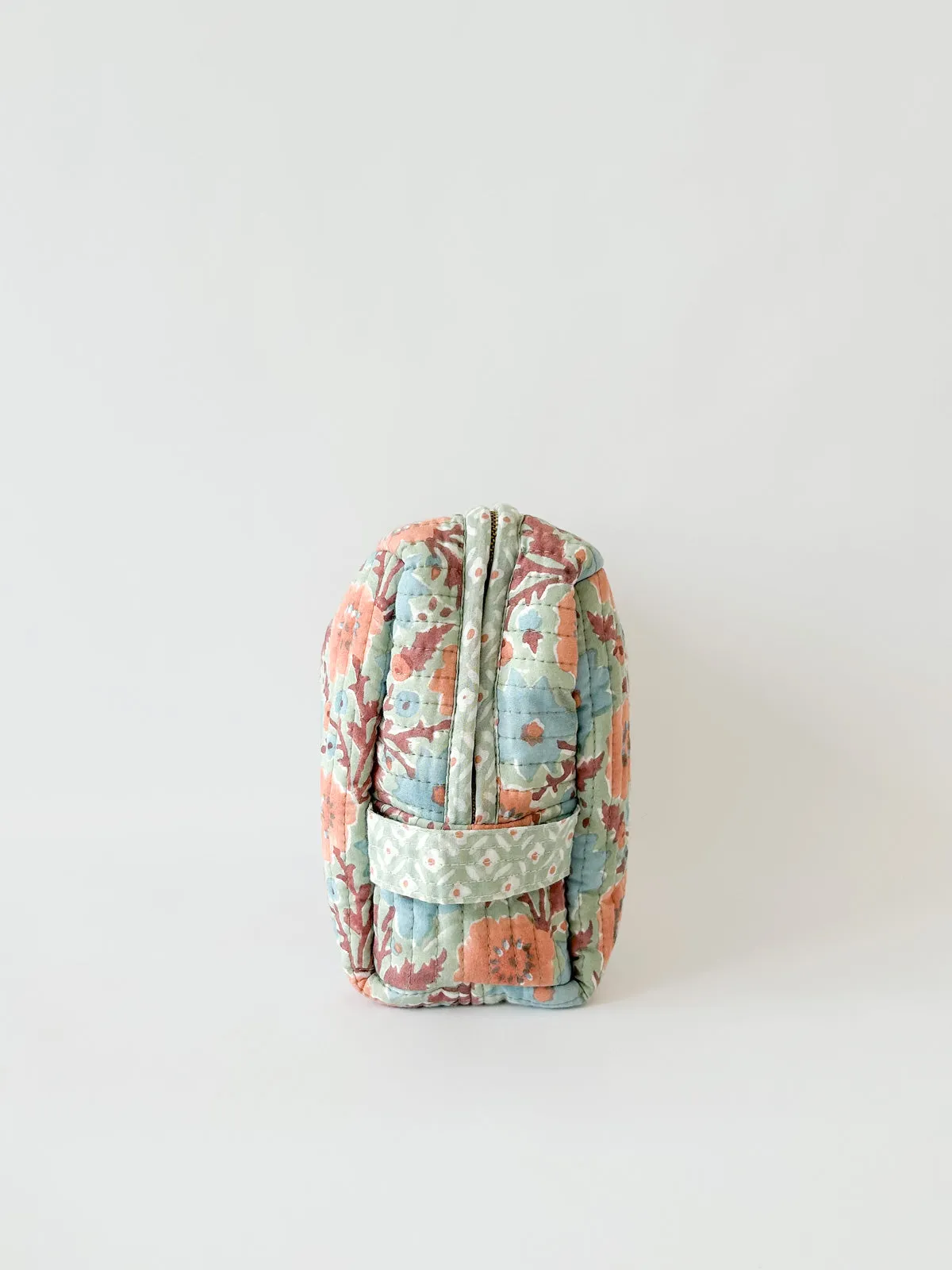 Duck Egg Floribunda Washbag - Optimized English Title