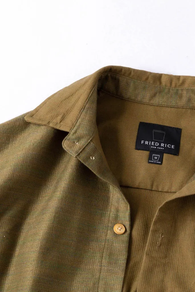 FRIED RICE TWO TONE JACKET, OLIVE