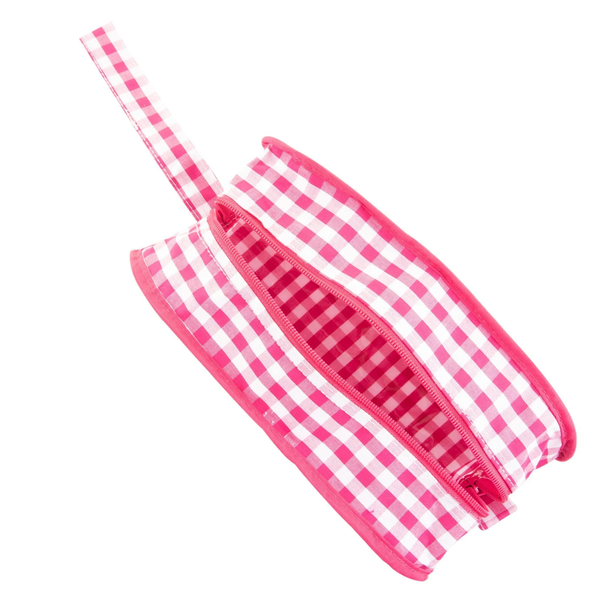 Gingham Kentucky Cosmetic Bag