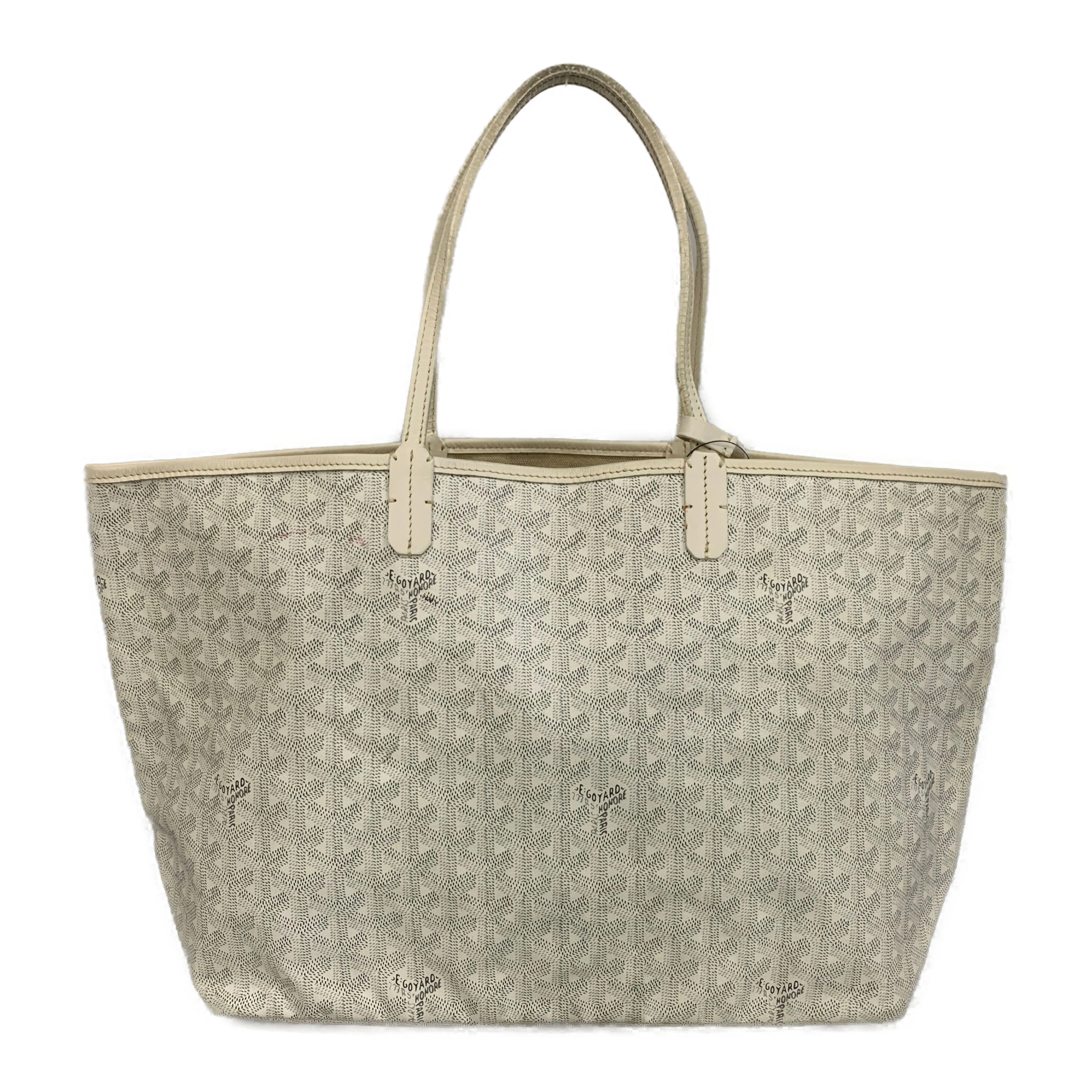 #GOYARD/Tote Bag/WHT/PVC/All Over Print