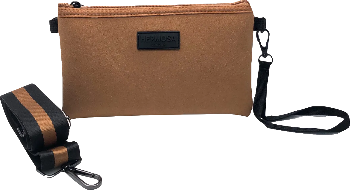 Hermosa Brown Mini Messenger One Size