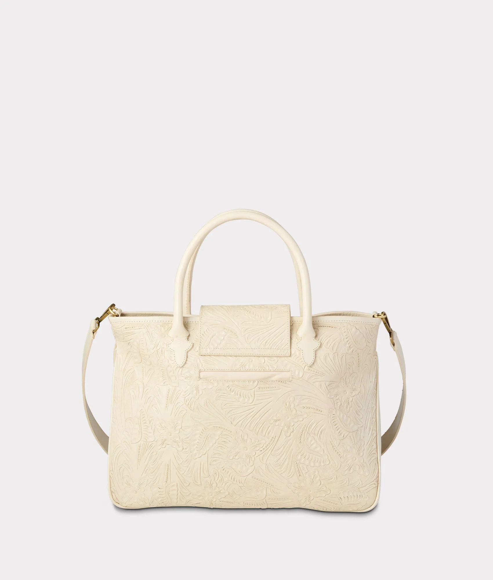 Intagliare Travel Tote :: Glitz Cream