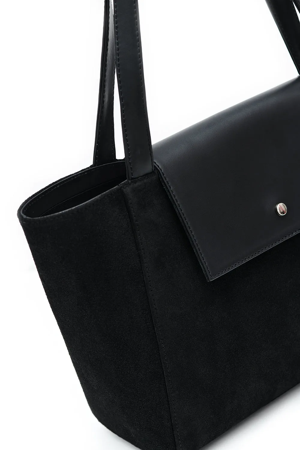 Iris Bag Suede Black