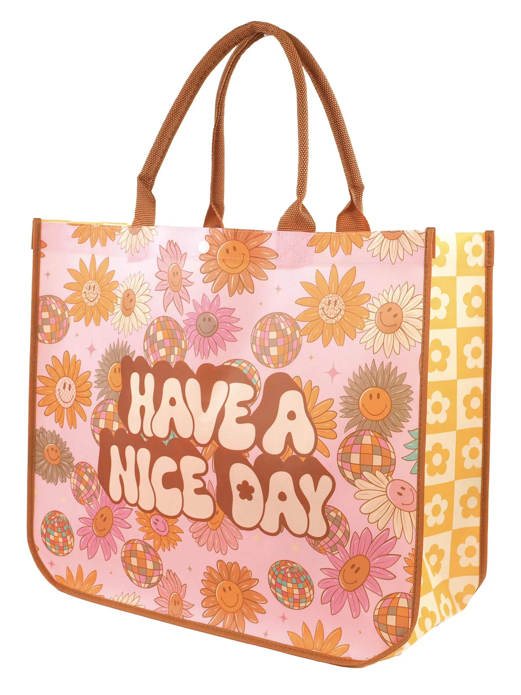 Jumbo Simply Southern Eco Bag - Flowers