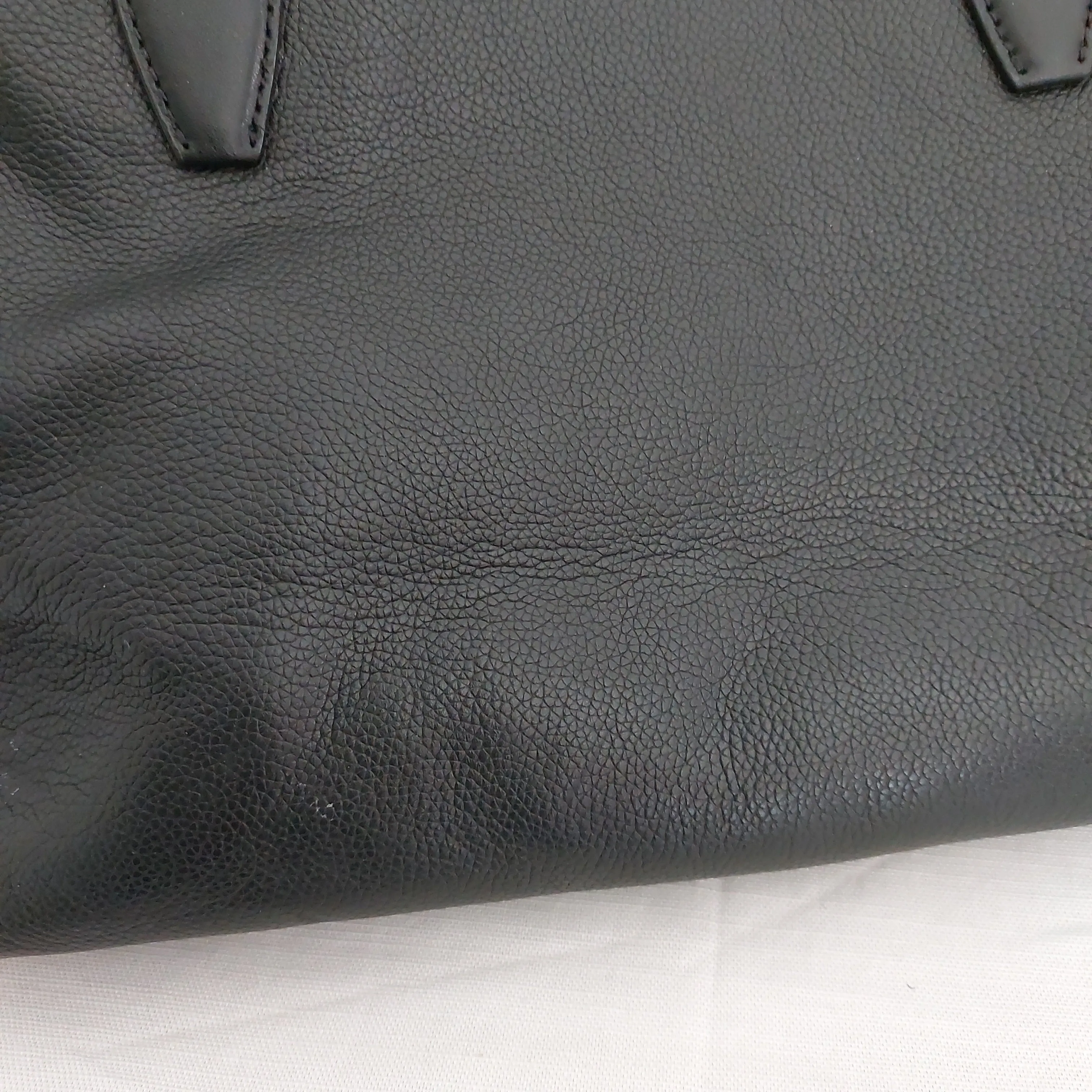 Pre-Loved Kate Spade Black Leather Monet Large Triple Compartment Tote Bag