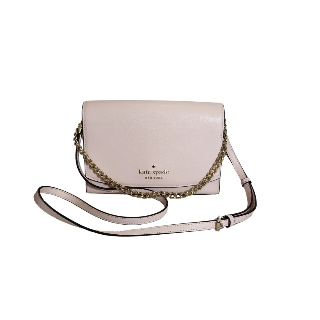 Kate Spade Light Rose Saffiano Leather Convertible Crossbody | Brand New |