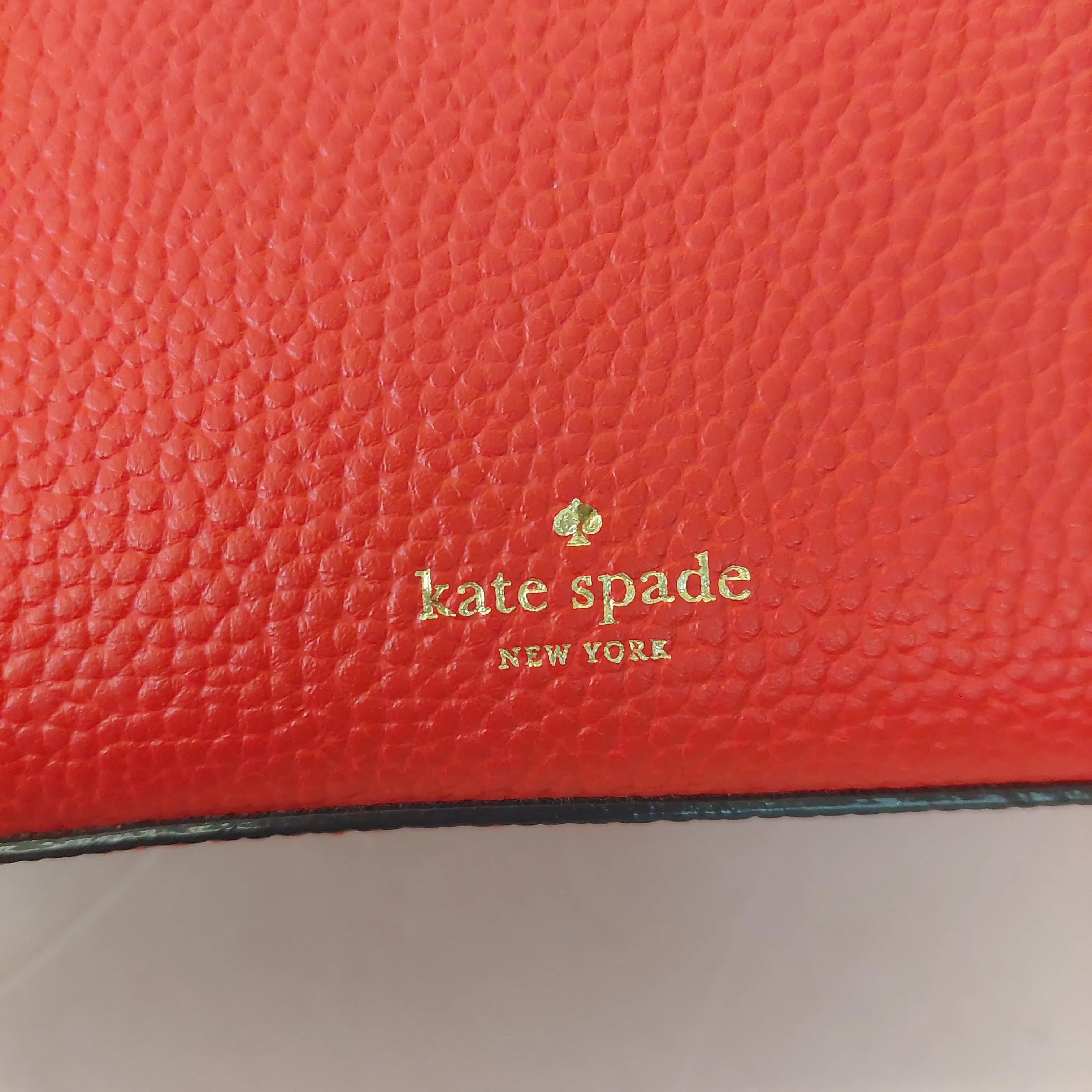 Kate Spade Red Leather Leonard Street Mariel Convertible Bucket Bag | Gently used |