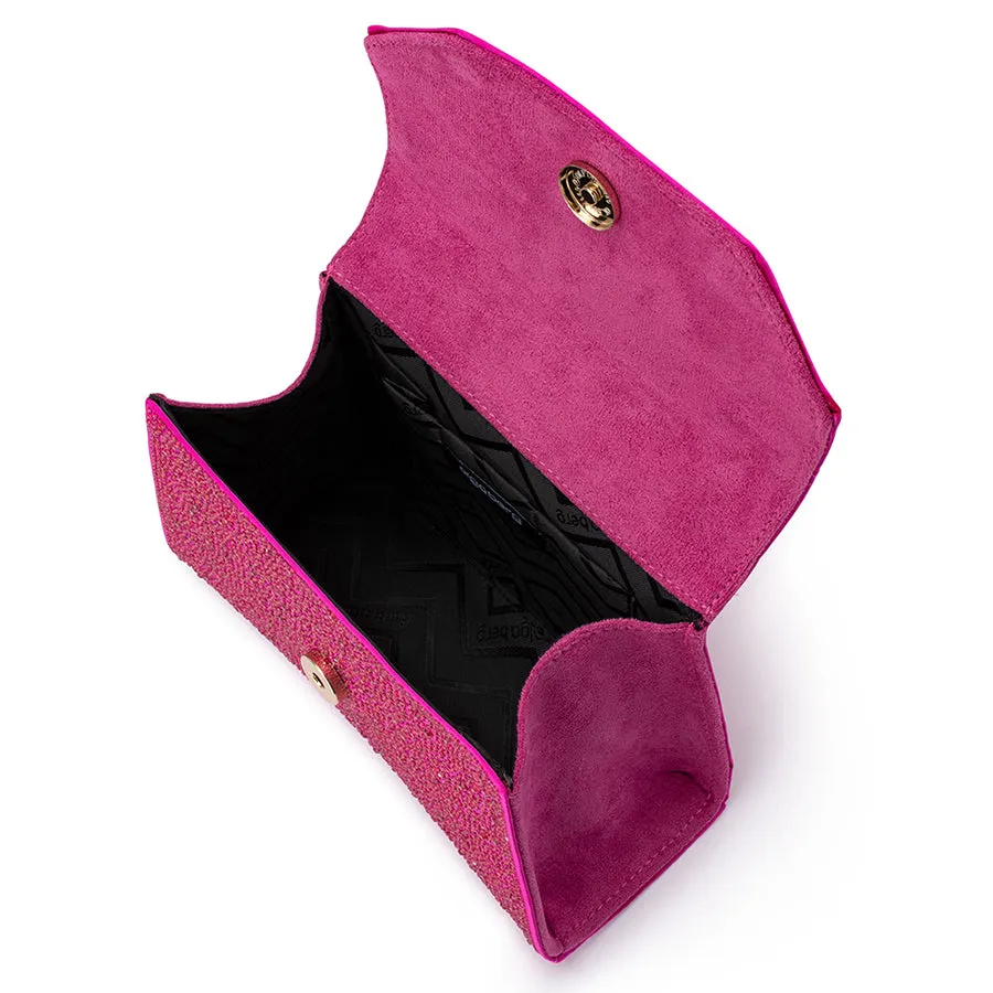 KIMMI HOTFIX TOP HANDLE  - FUCHSIA