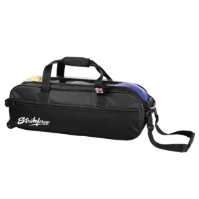 KR Strikeforce Eliminator Black Slim Triple Tote Bowling Bag