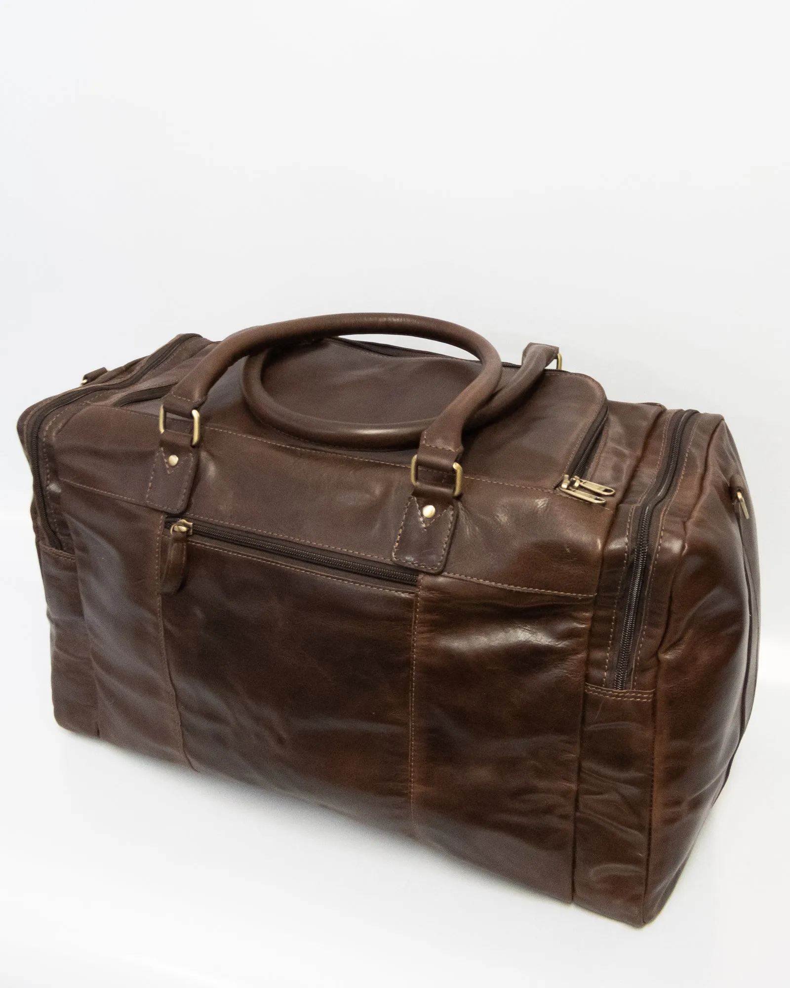 LEATHER LUGGAGE BAG