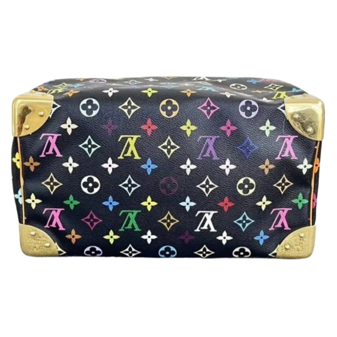 Louis Vuitton x Murakami Takashi Speedy 30 in black/ noir