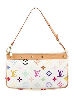 Louis Vuitton x Takashi Murakami Pochette White/ blanc