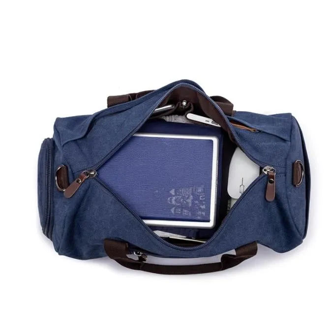 Lugano Canvas Weekender Bag | Canvas Travel Bag | Duffle Bag