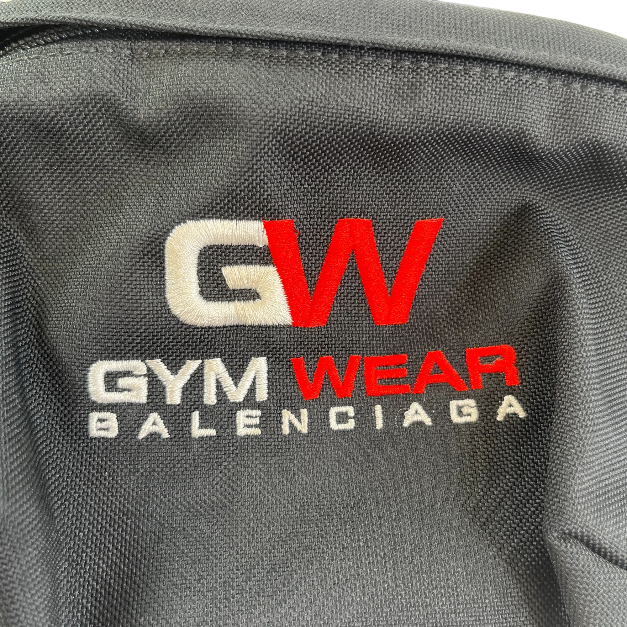 Men's Gym Wear Logo Belt Bag Black