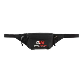 Men's Gym Wear Logo Belt Bag Black