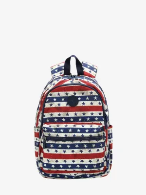 Montana West Allover Stars and Stripes Backpack