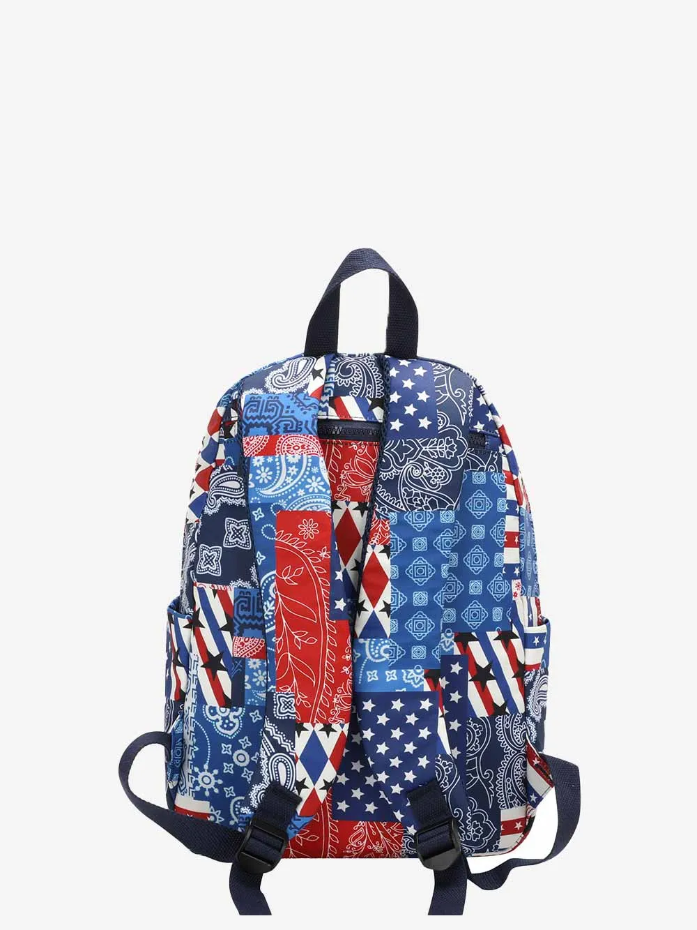 Montana West Stars Stripes Floral Print Backpack