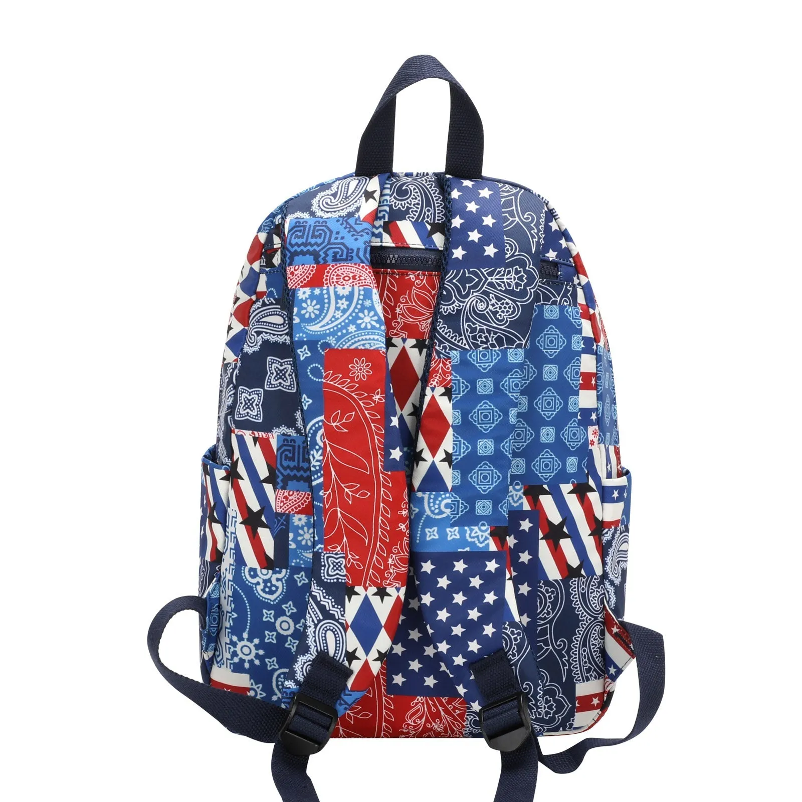 Montana West Stars Stripes Floral Print Backpack