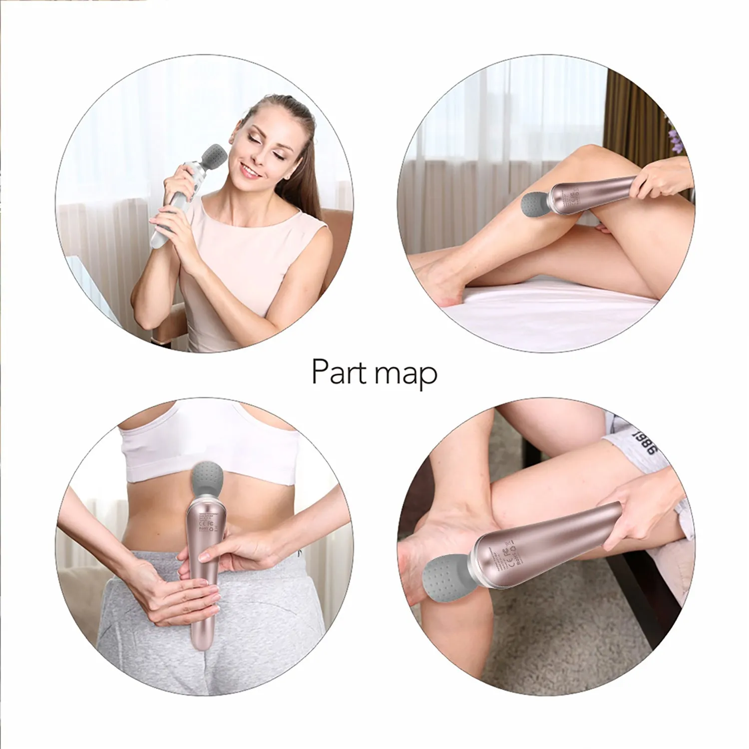 Naipo Cordless Handheld Wand Massager