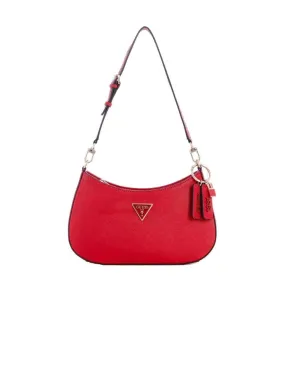 Noelle Top Zip Shoulder Bag - Red