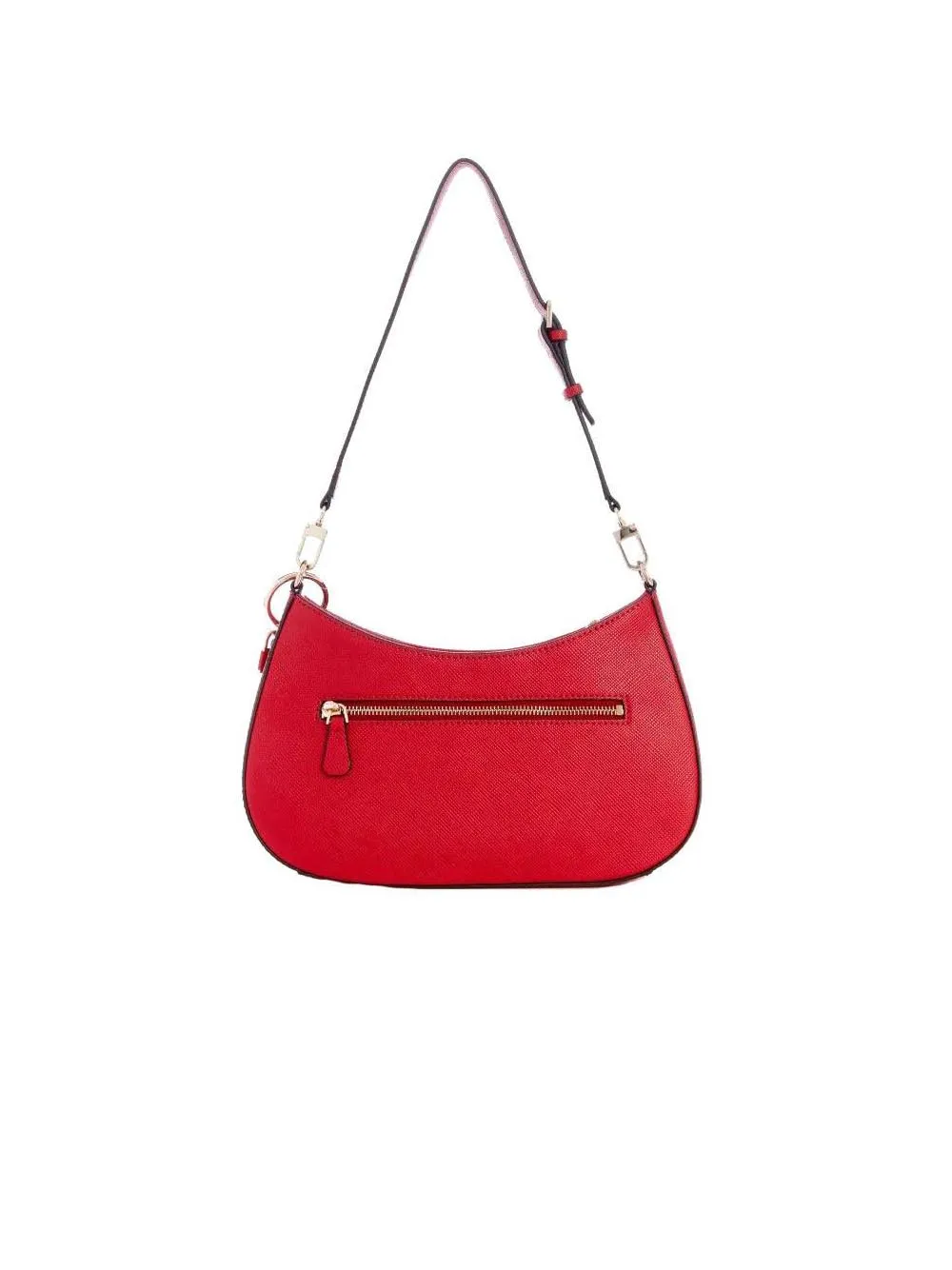 Noelle Top Zip Shoulder Bag - Red