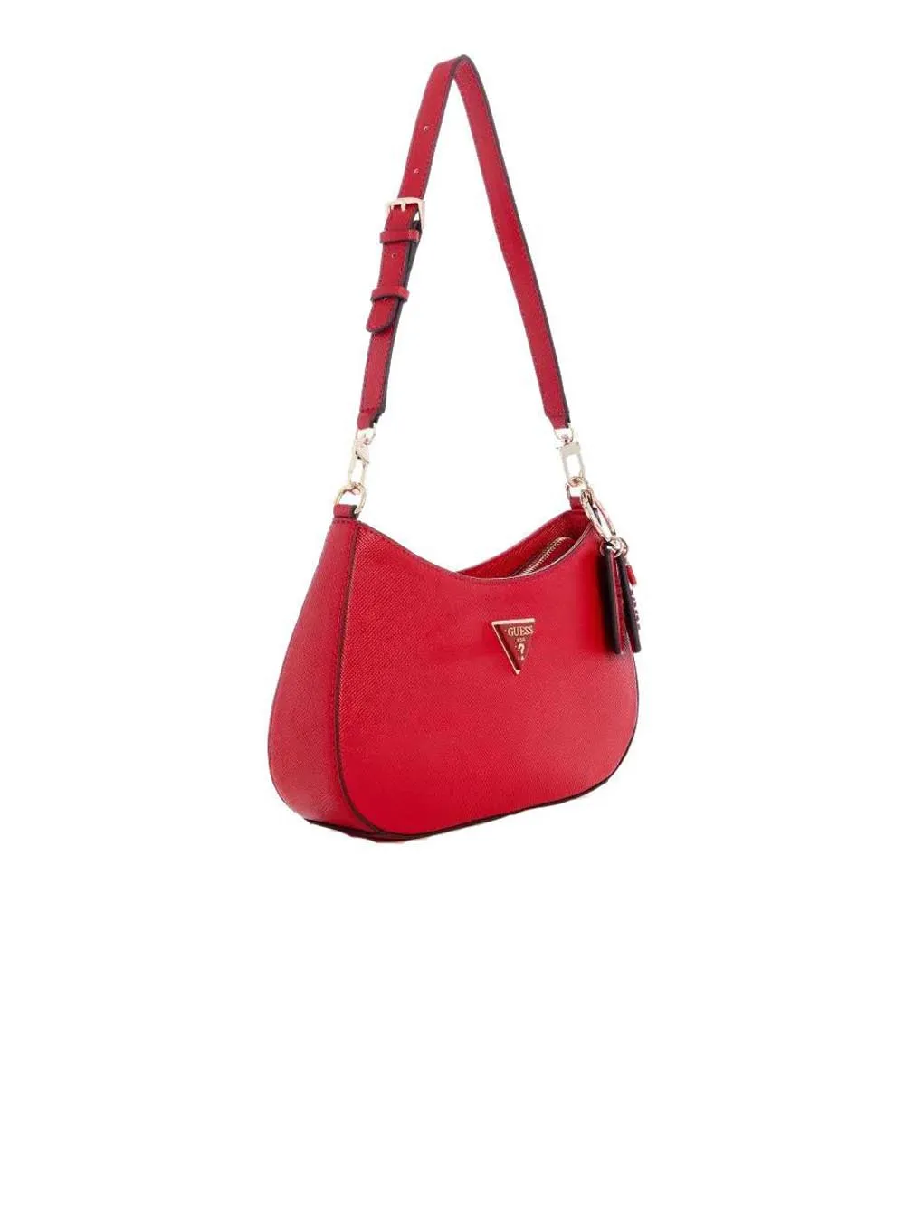 Noelle Top Zip Shoulder Bag - Red