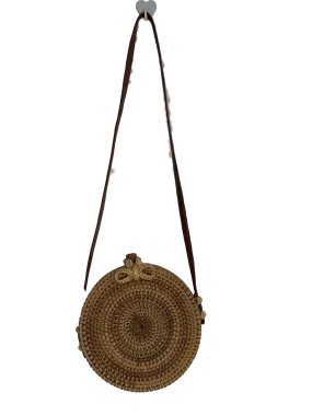 Nude Circle Rattan Bag