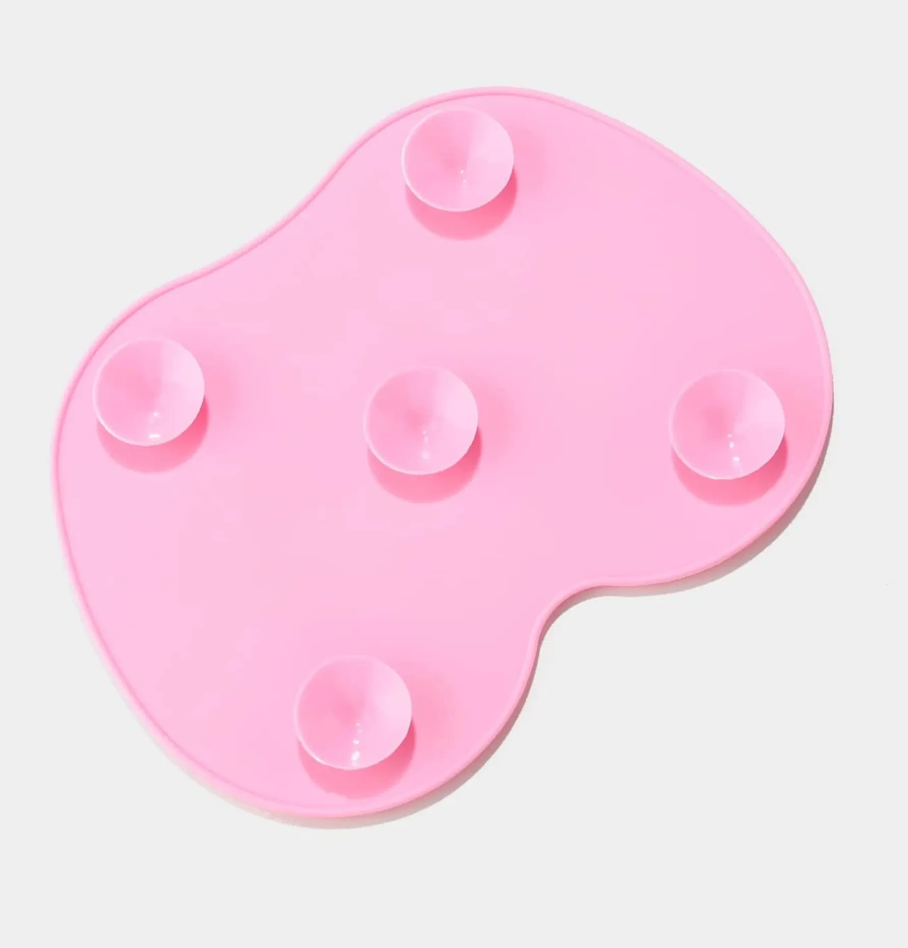 Pink Makeup Brush Cleaner Mat