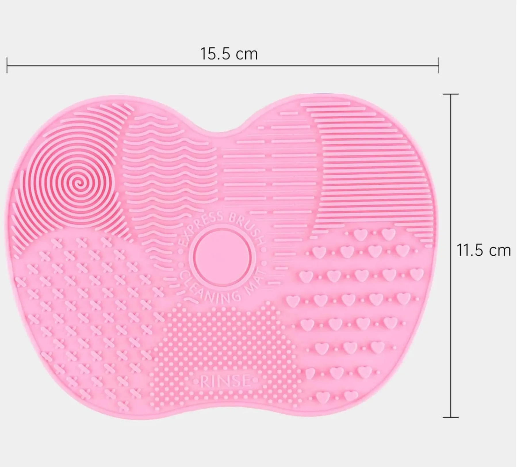 Pink Makeup Brush Cleaner Mat