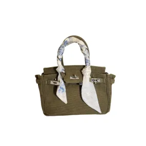 Ruya London Olive Mini Classic City Carryall Bag - Pre-Loved