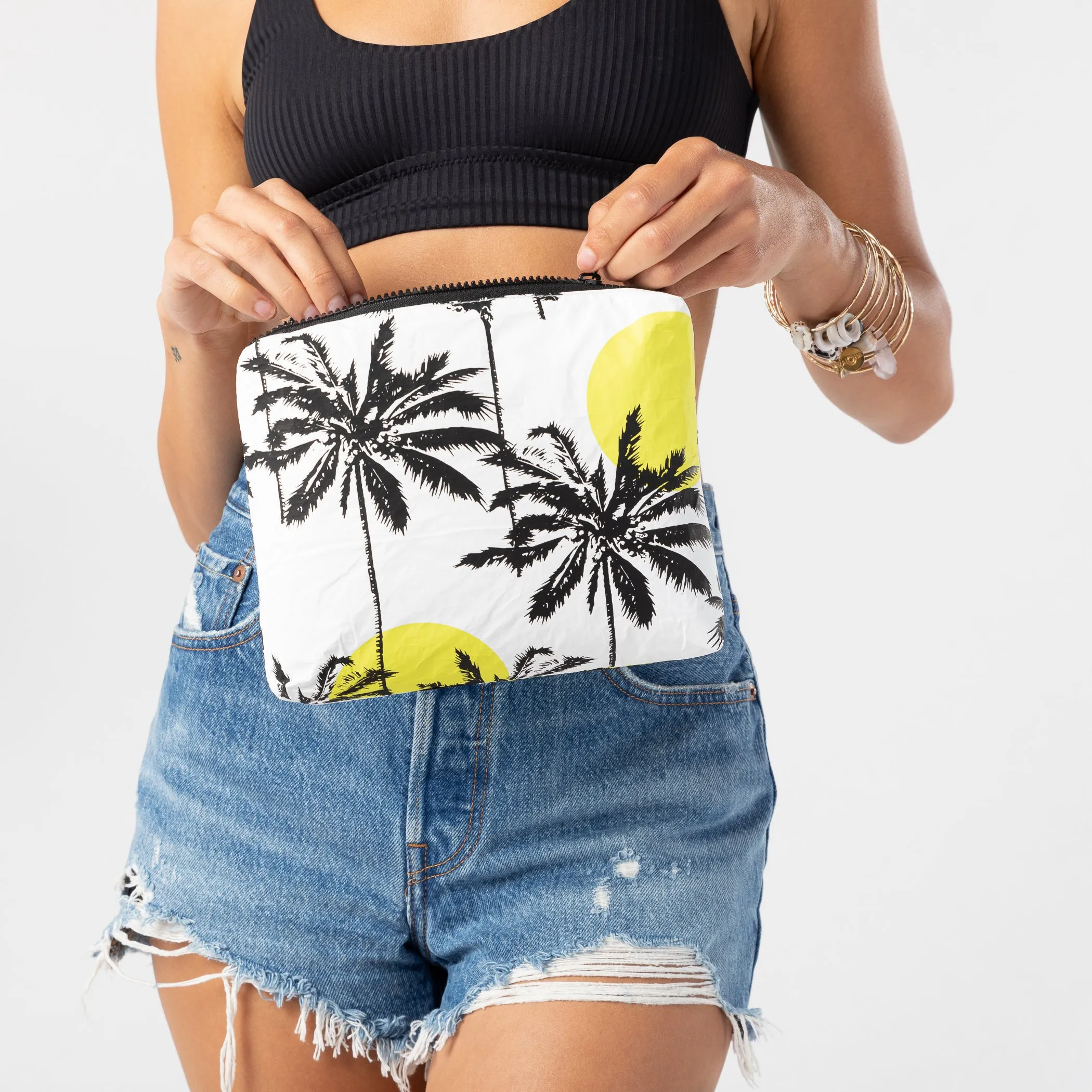 Samudra x Sun Palm Small Pouch / 'Ulu