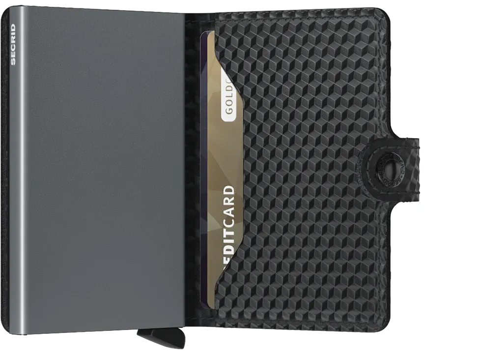 Secrid Miniwallet - Cubic Black Titanium