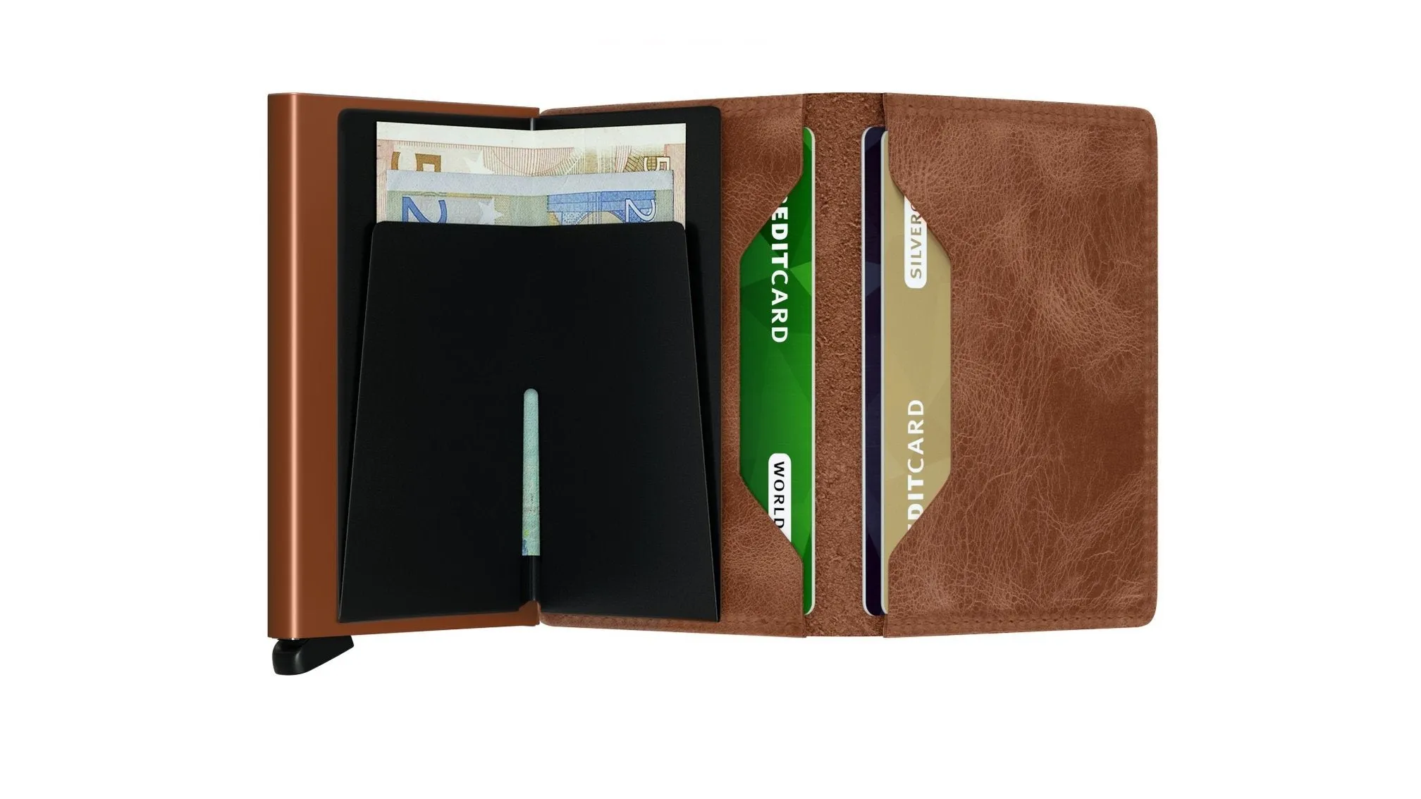 Secrid Slim Wallet - VIntage Cognac