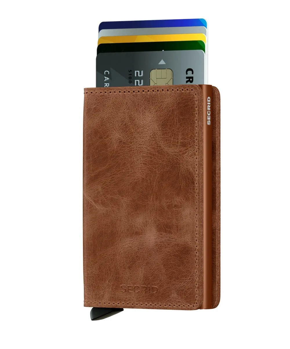 Secrid Slim Wallet - VIntage Cognac