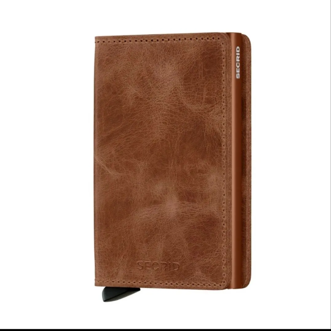 Secrid Slim Wallet - VIntage Cognac